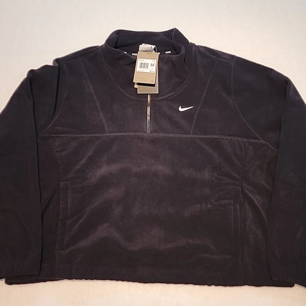 Nike Therma-Fit Oversized 1/2 Zip Fleece Top New With Tags - Picture 7 of 12